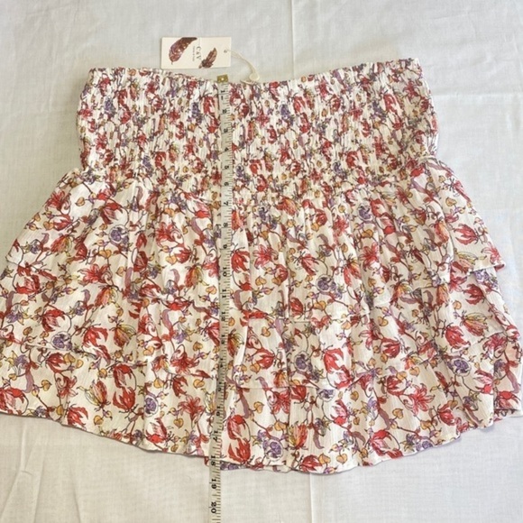 C&v Chelsea &‎ Violet Floral tiered mini skirt size-XL (juniors) - Picture 5 of 5